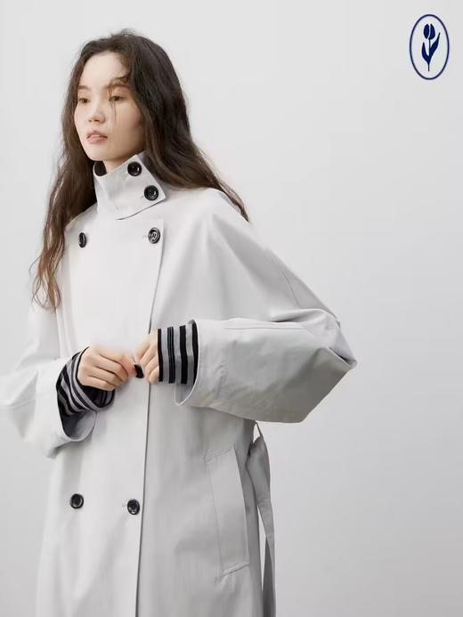 shyshystill/shy202308004/两色棉质长风衣外套 商品图4