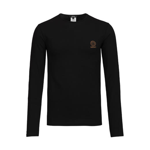 Versace 范思哲 男士美杜莎logo弹棉两件装盒装长袖T恤 12055 商品图1