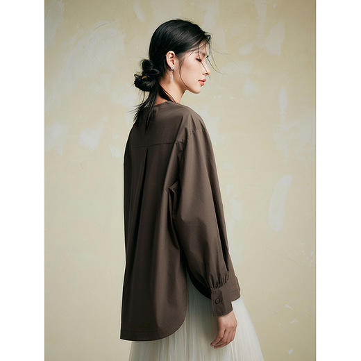 棉仓357604001-新中式盘扣衬衫 商品图3