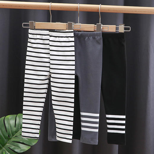 【儿童德绒打底裤】2024春秋新款宝宝保暖裤女童打底裤童装 商品图0