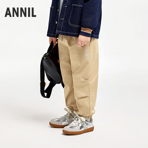 男童记忆棉休闲裤单裤新款安奈儿童装实体店同款XB436706 商品图1