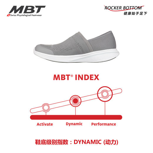 MBT足健康鞋男厚底休闲通勤一脚蹬 足弓支撑运动恢复鞋轻便NIWASI 商品图5