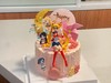 【美少女主題淋面蛋糕】(插牌装饰随机) 商品缩略图0