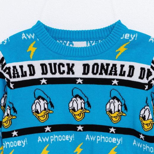 【商场同款】迪士尼唐老鸭秋季男童针织套头上衣224DS0665 商品图1