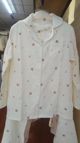 女士长袖套装睡衣6565