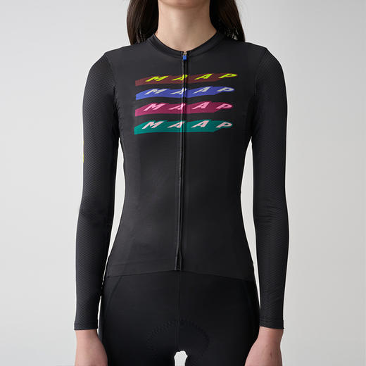 MAAP 女士 Evade X Pro Air LS Jersey 2.0 黑色 长袖骑行服 商品图2