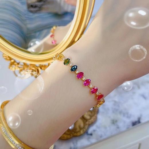 6.5ct 碧玺手链 商品图5