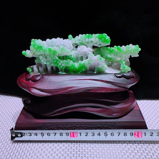 620325翡翠摆件【高山流水 发财树🌲】 商品图2
