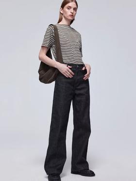 Simple Project/K241800/女款原色赤耳A型牛仔裤