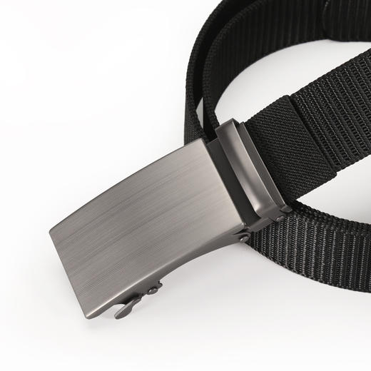 皮带男简约大方款帆 布腰带自动扣休闲潮男裤带时尚百搭 牛仔裤休闲腰带 商品图3