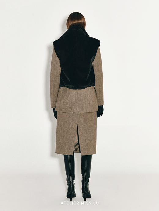 【可可泰迪】复古百搭仿皮草造型马甲 商品图2