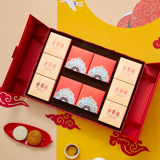 2024款全聚德国粹赏悦月饼礼盒 商品图3