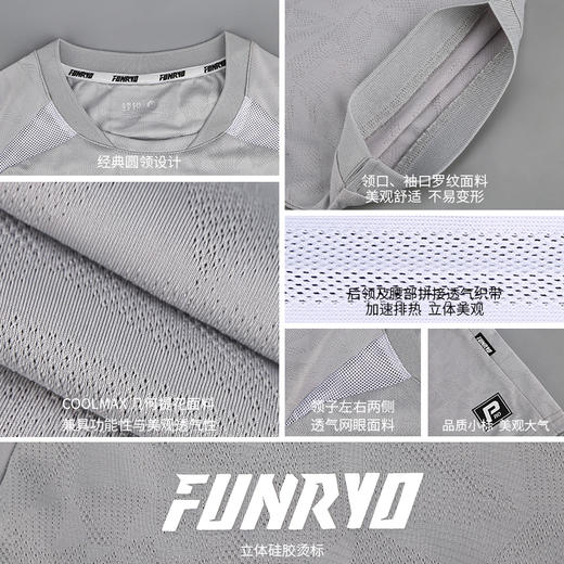 小李子蜂锐coolmax足球服透气速干运动比赛短袖组队球衣 商品图2