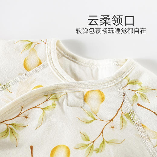 【婴儿薄棉蝴蝶衣】a类连体衣初生和尚服无骨40g薄棉男女宝宝新生儿连体衣 商品图1