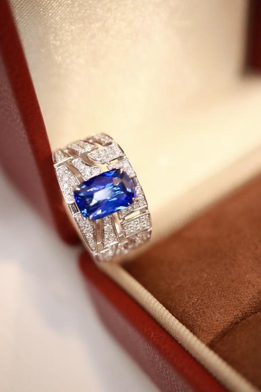 2.0ct 蓝宝石戒指 商品图4