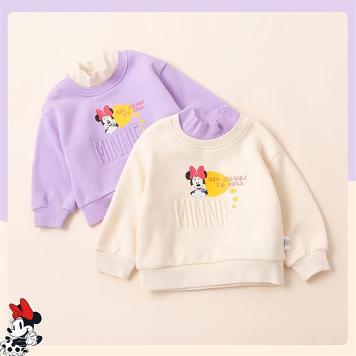 【商场同款】迪士尼女童秋季高领保暖加绒套头卫衣224DS0762 商品图7