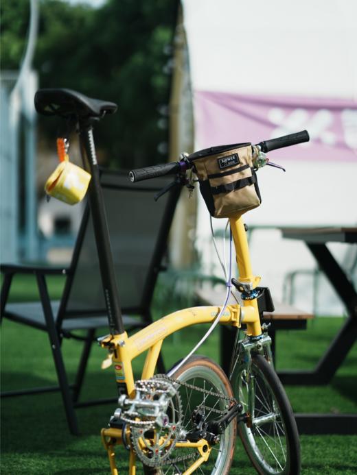 SLOWER 新款多功能车头水壶包 车把挂包 露营收纳小挂包 商品图3