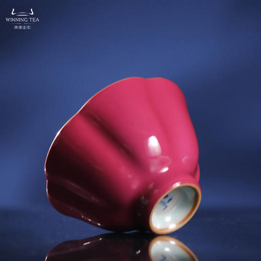 问鼎汝瓷鼎峰系列辛丑胭脂红朝华杯 商品图2