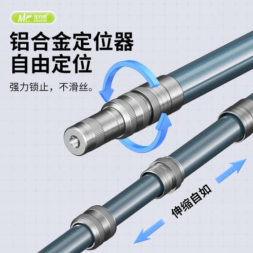 佳钓尼新魂抄网杆套装二代超轻超硬碳素捞鱼网兜钓鱼全套伸缩折叠 商品图4