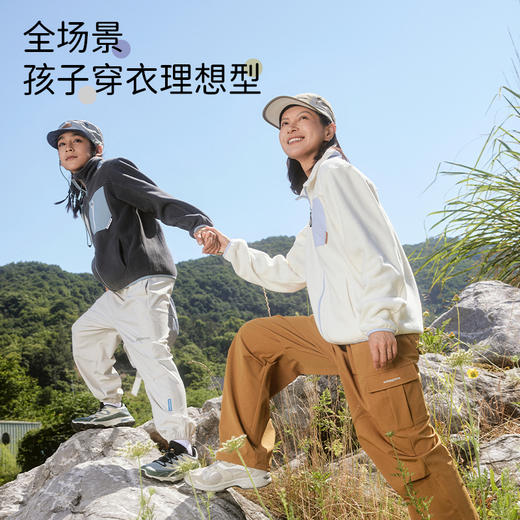 onmygame考拉绒运动厚外套男女童可穿亲子外套 商品图4