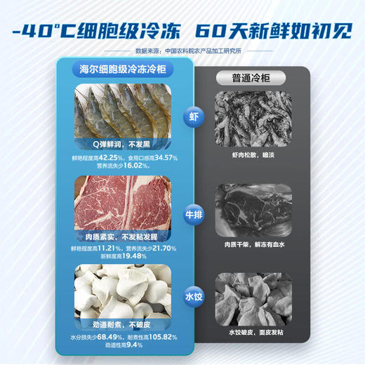 海尔（Haier） 226升 -40℃一级能效冷变频家用立式冰柜冷藏冷冻柜冷柜小冰柜家用小型冰箱BD-226WGHEC以旧换新 商品图1