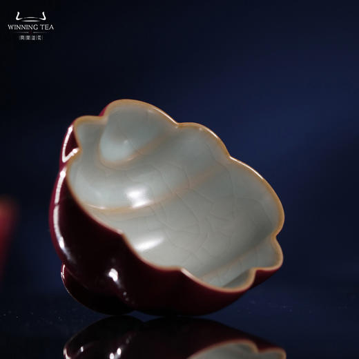 问鼎汝瓷鼎峰系列辛丑胭脂红蔷薇杯 商品图1