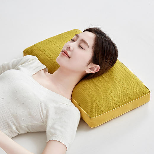 【立体针织棉荞麦枕】立体针织棉荞麦枕头吸汗透气护颈枕芯可拆洗批发代发单人 商品图4