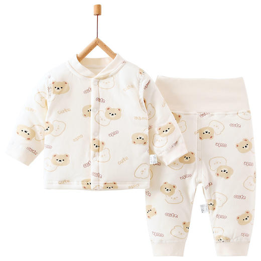 【婴儿40克纯棉分体两件套】棉服秋冬装婴儿衣服男女宝宝夹棉保暖套装 商品图4