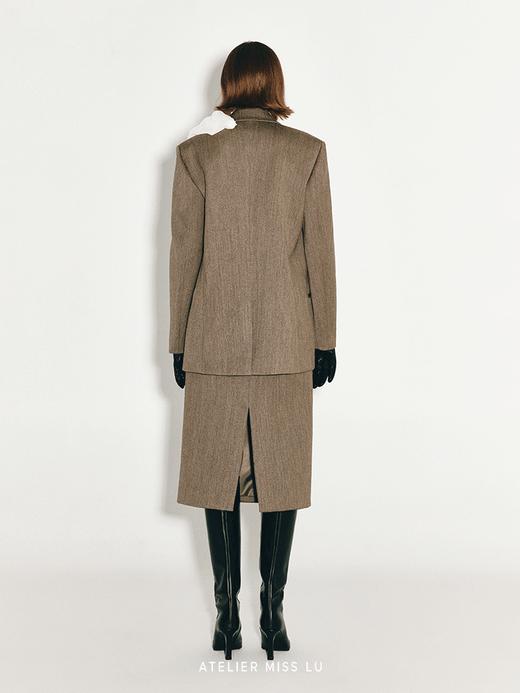 【美拉德之歌】双排扣复古廓形绵羊毛西装外套 商品图2