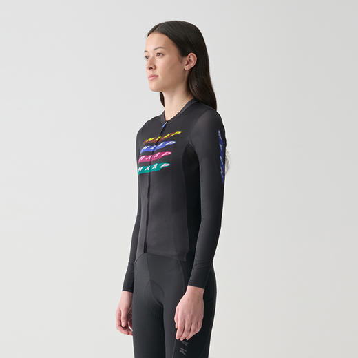 MAAP 女士 Evade X Pro Air LS Jersey 2.0 黑色 长袖骑行服 商品图0