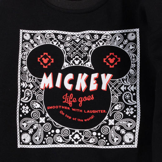 【商场同款】迪士尼男童上衣秋季中国风加绒套头卫衣224DS0858 商品图9