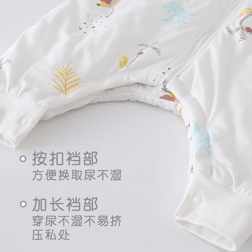 【婴幼儿三层夹棉棉毛分腿睡袋】A类新款婴幼童男宝女宝秋冬保暖锁温 商品图3