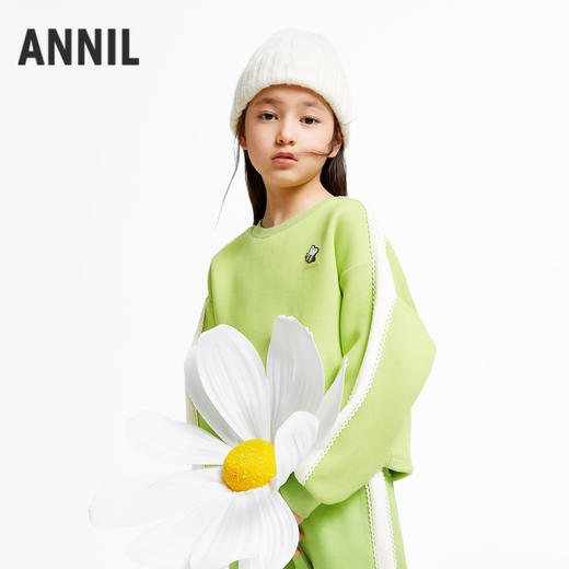 女童运动风甜趣卫衣安奈儿童装实体店同款AG431619 商品图2