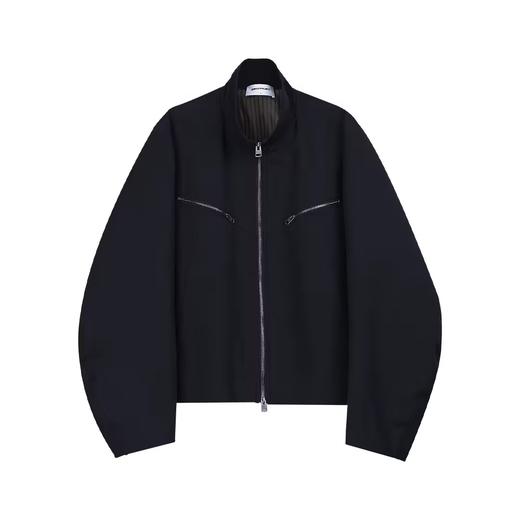 Simple Project/Y24141/棉质双层门襟立领夹克 商品图4