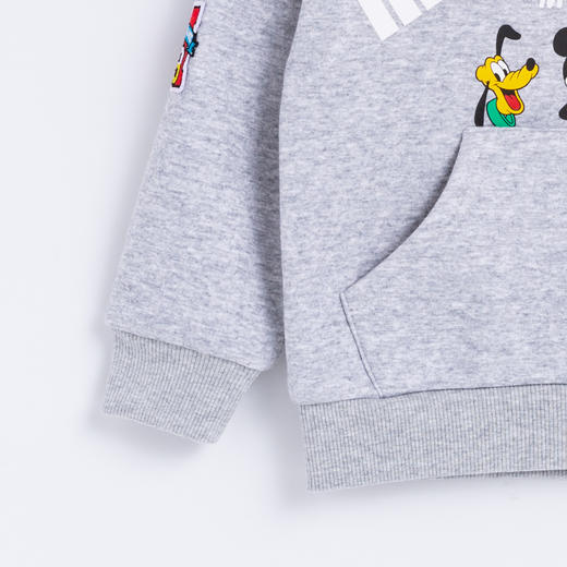 【商场同款】迪士尼秋款男童加绒保暖柔暖连帽套头卫衣224DS0675 商品图7