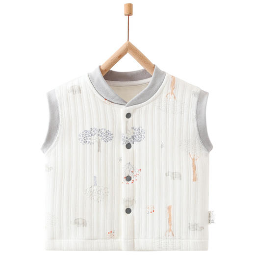 【8款！婴儿夹棉保暖马甲】衣服秋冬季新生儿外穿男女宝宝背心中小儿童坎肩 商品图4