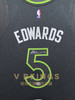 收藏系列 爱德华兹 5号灰色球员版 亲笔签名球衣 商品缩略图2