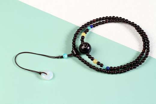 XYZT0104°守候/六字箴言小叶紫檀手串 商品图1