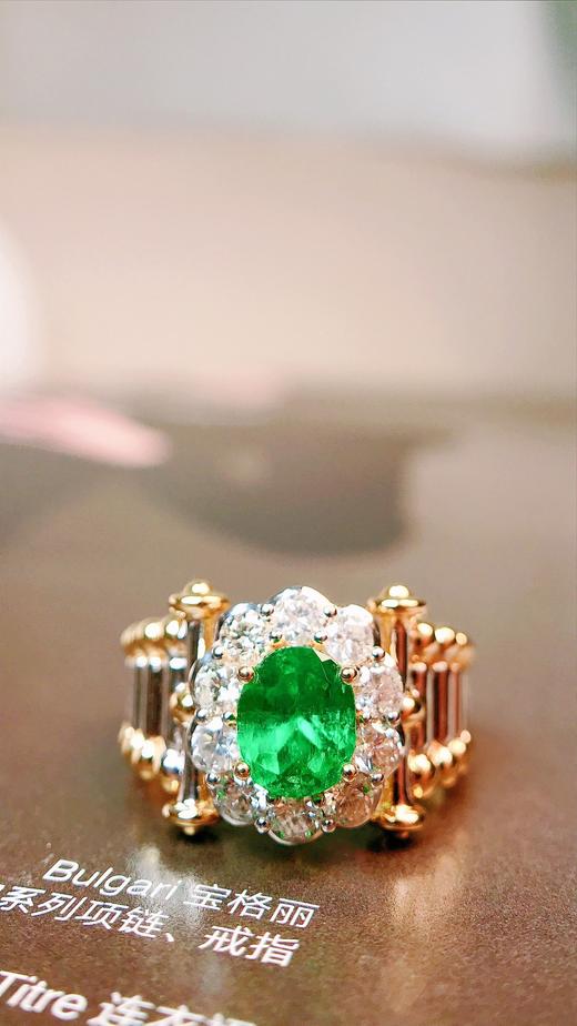 0.89ct 祖母绿戒指 商品图3