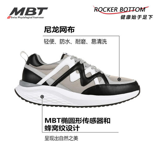 MBT足健康鞋女厚底休闲通勤鞋 纠正走路姿势 足弓支撑 缓震 BURANO 商品图2