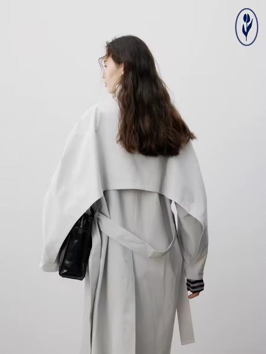 shyshystill/shy202308004/两色棉质长风衣外套 商品图1