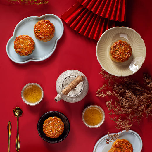 【南航北京专供】月韵飘香月饼礼盒（八个装） 商品图1