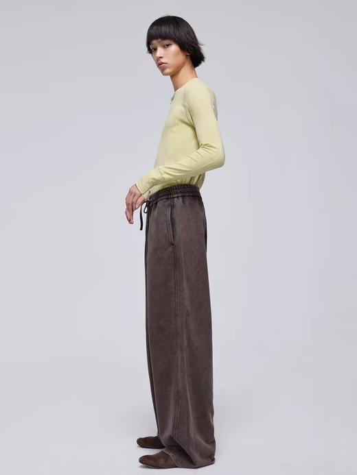 Simple Project/K24159/弧形洗褪卫裤 商品图3