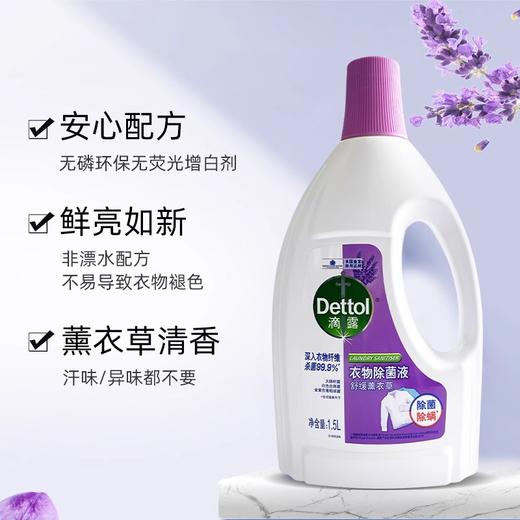 滴露 衣物除菌液1.5L 深入衣物纤维除菌 多重功效 安全配方 48小时发货 商品图2