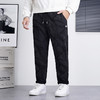 【新款DQ】大依优型大码提花休闲长裤男舒适休闲简约百搭加肥加大男装潮款 商品缩略图1