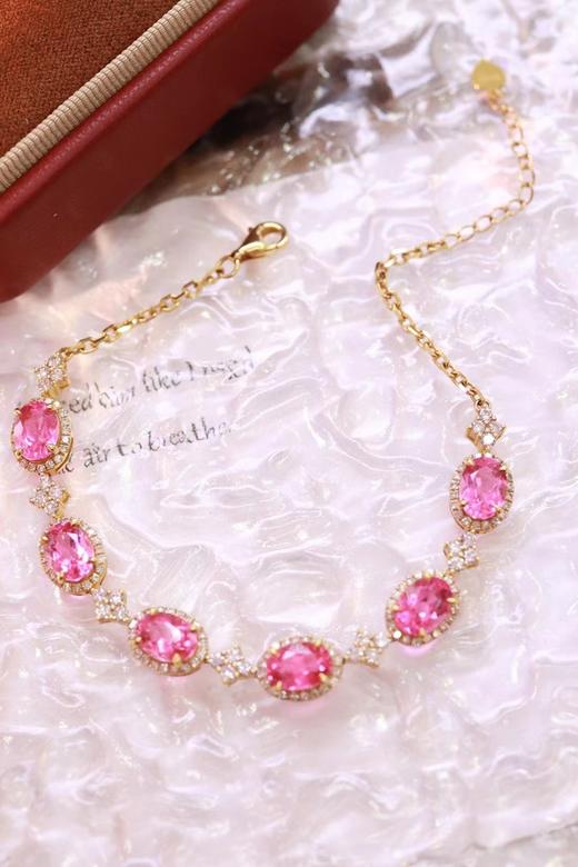 5.9ct 碧玺手链 商品图1