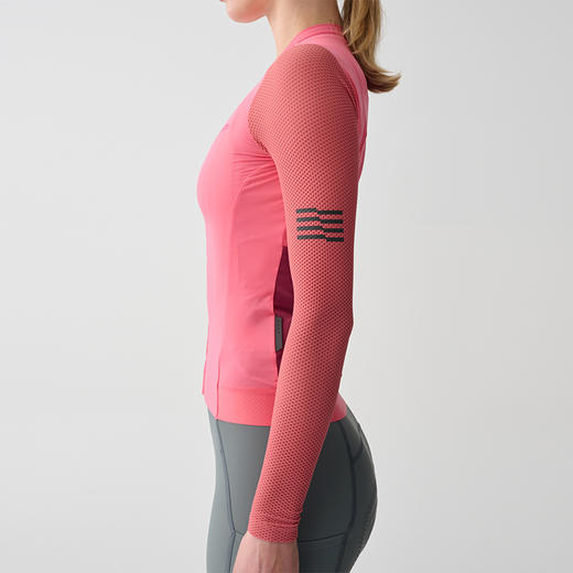 MAAP 女士 Evade Pro Base LS Jersey 2.0 粉色 长袖骑行服 商品图2