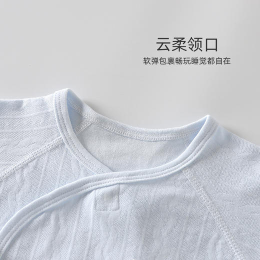 【新生婴儿纯棉无骨连体衣】a类婴儿哈衣春秋初生宝宝和尚服婴儿衣服 商品图1