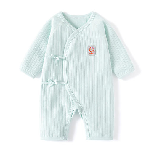 【新生婴儿衣服纯棉无骨连体衣】初生宝宝和尚服婴儿内衣春秋季睡衣 商品图4