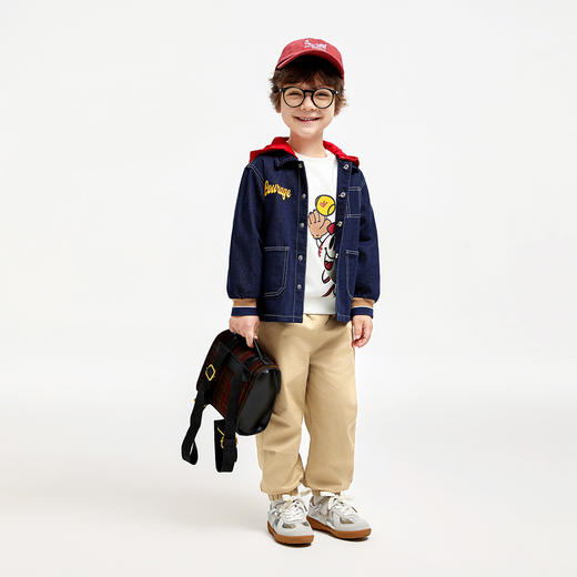 男童记忆棉休闲裤单裤新款安奈儿童装实体店同款XB436706 商品图3